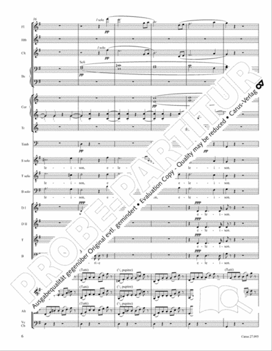 Messe solennelle de sainte Cecile STB scores gallery preview page 19