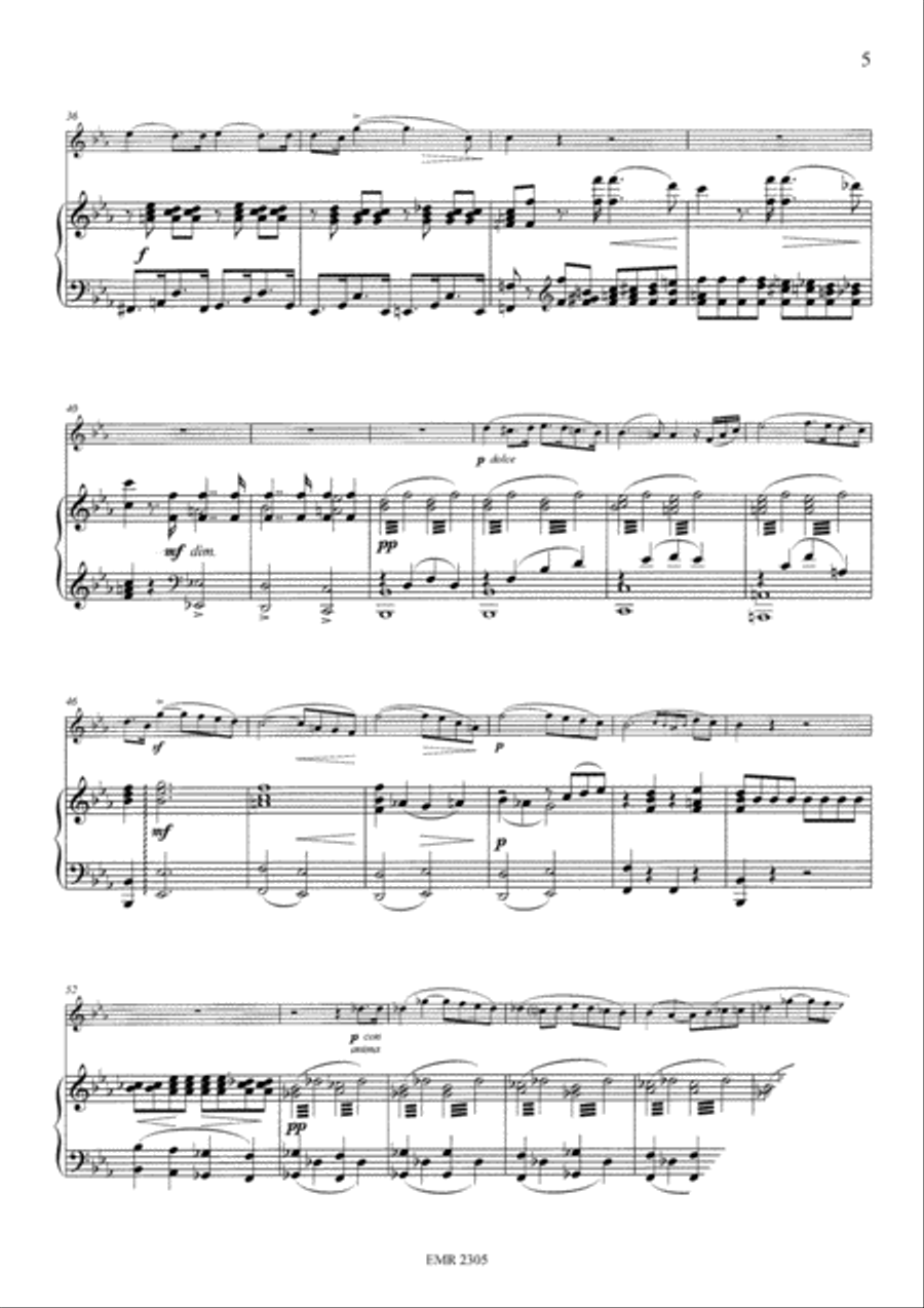 Romance Tenor Saxophone scores gallery preview page 5