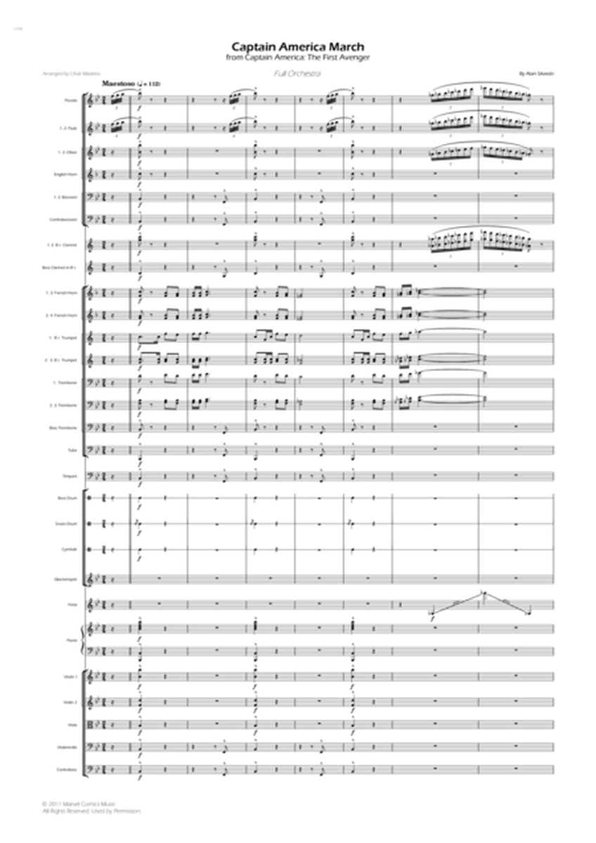 Captain America March - Score Only image number null