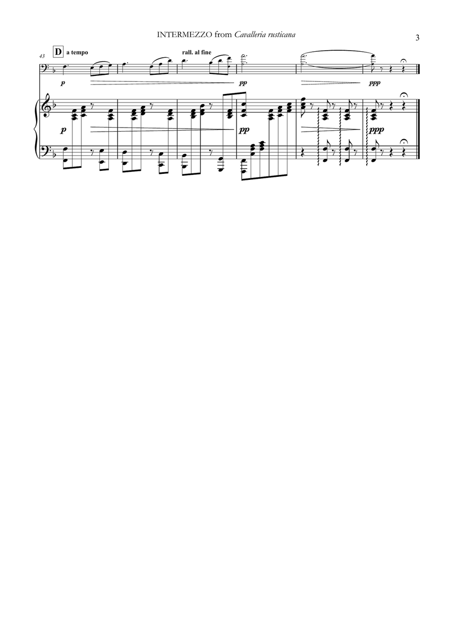 Intermezzo from 