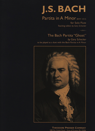 Book cover for Partita in A Minor, BWV 1013 plus The Bach Partita "Ghost"