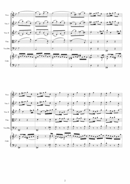 Vivaldi - Violin Concerto No.6 in G minor Op.4 RV 316 for Violin solo, Strings and Cembalo image number null