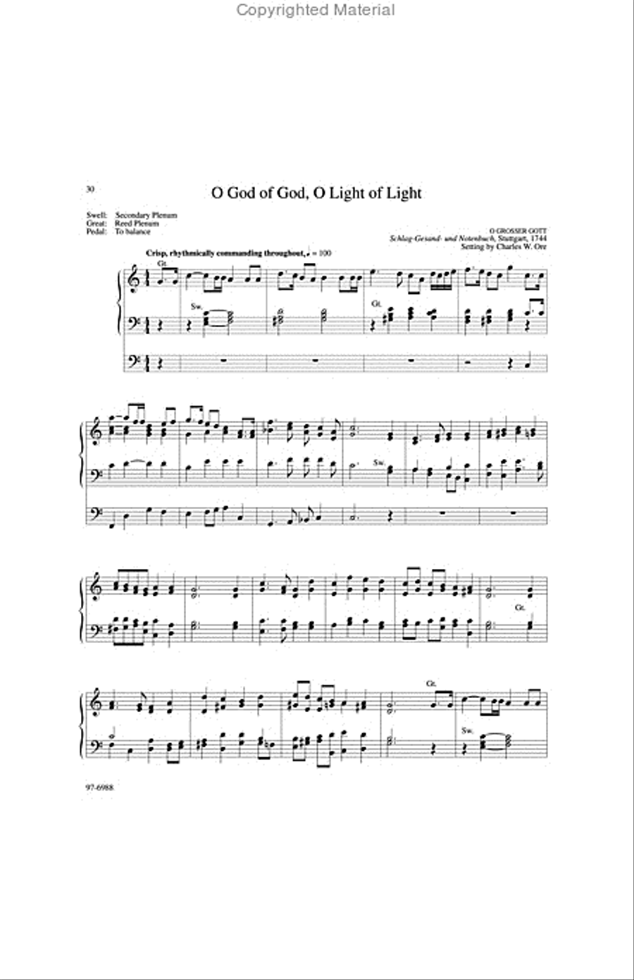 Eleven Compositions for Organ, Set VII Organ scores gallery preview page 8
