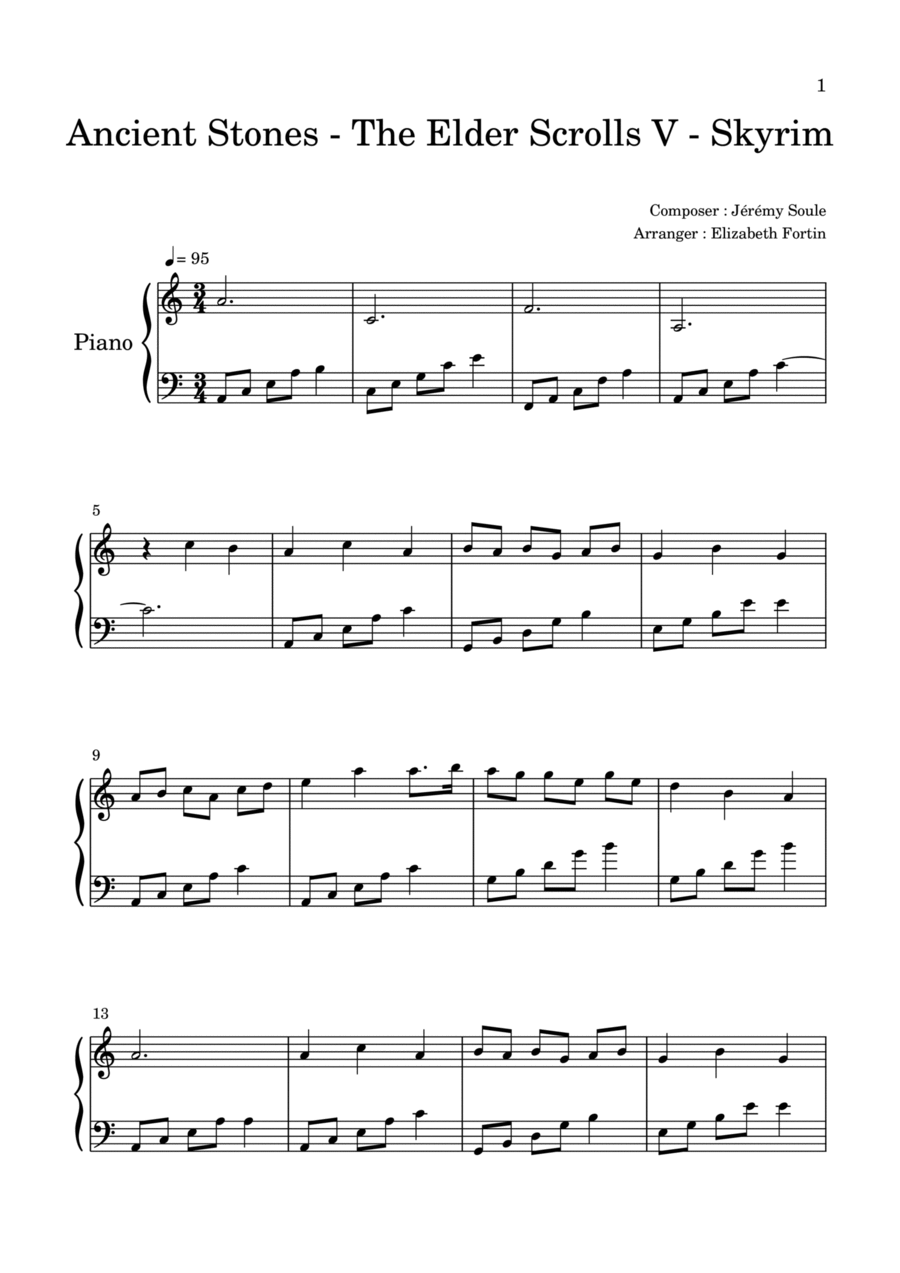 Ancient Stones Voice scores gallery preview page 1