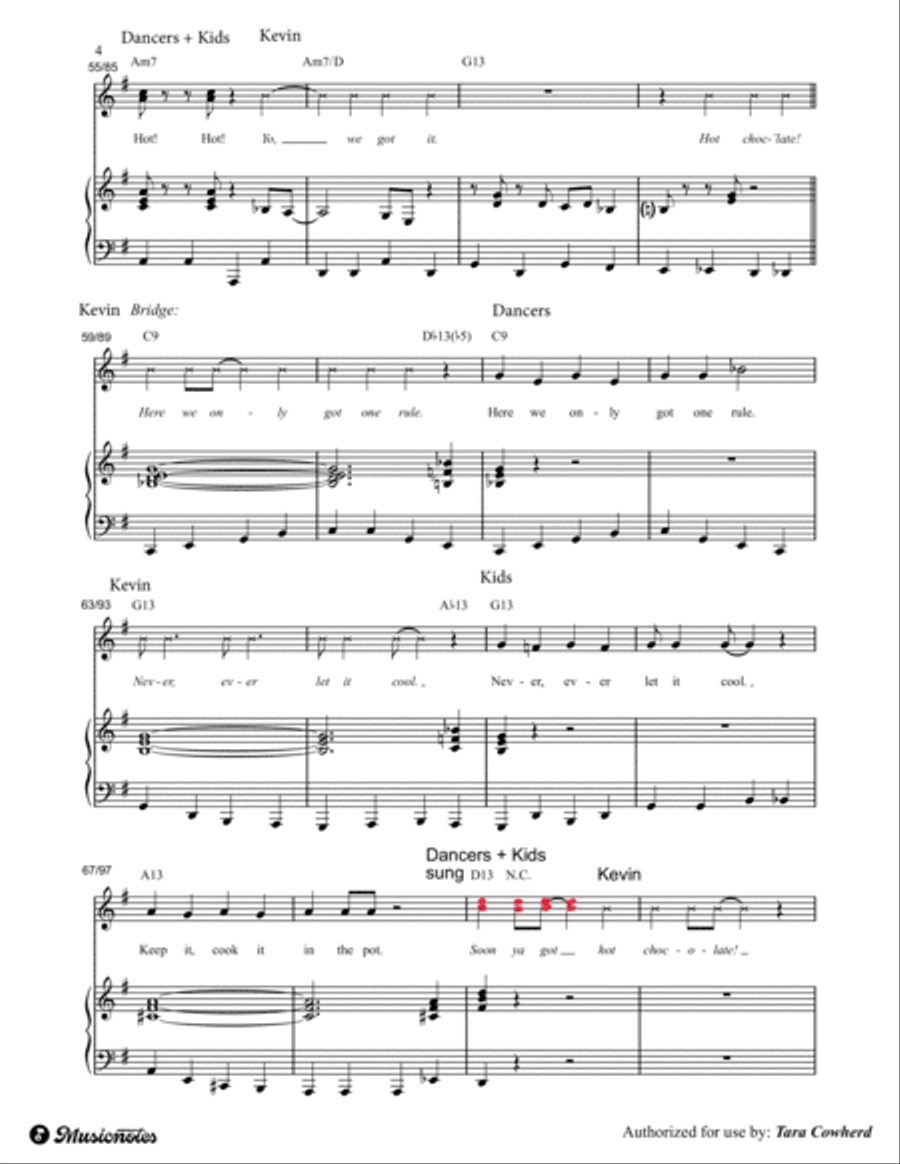 Hot Chocolate Hot Chocolate Voice scores gallery preview page 5