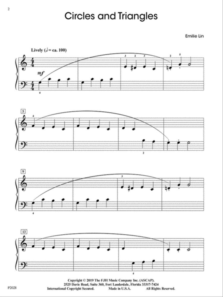 Circles and Triangles Circles and Triangles Easy Piano scores gallery preview page 2