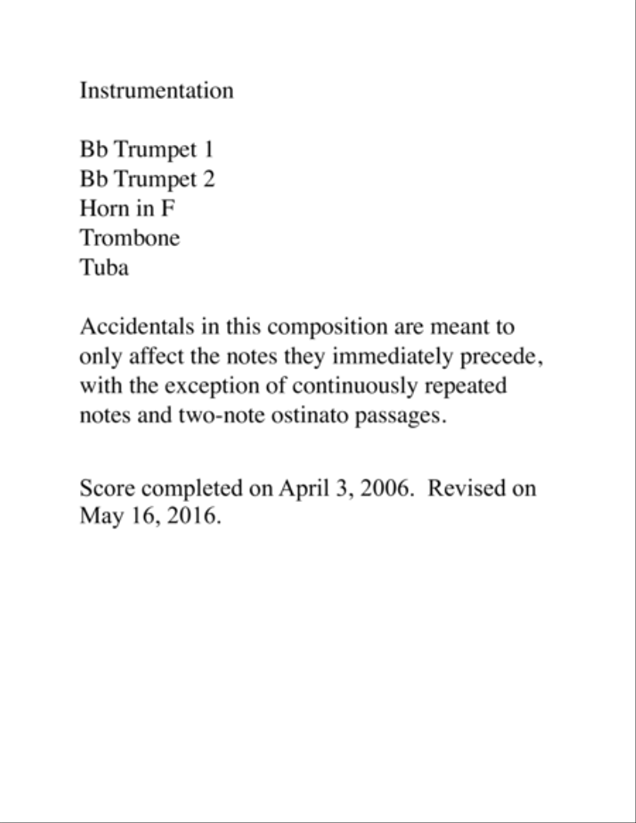 With A Little Help From My Friends Brass Ensemble scores gallery preview page 2