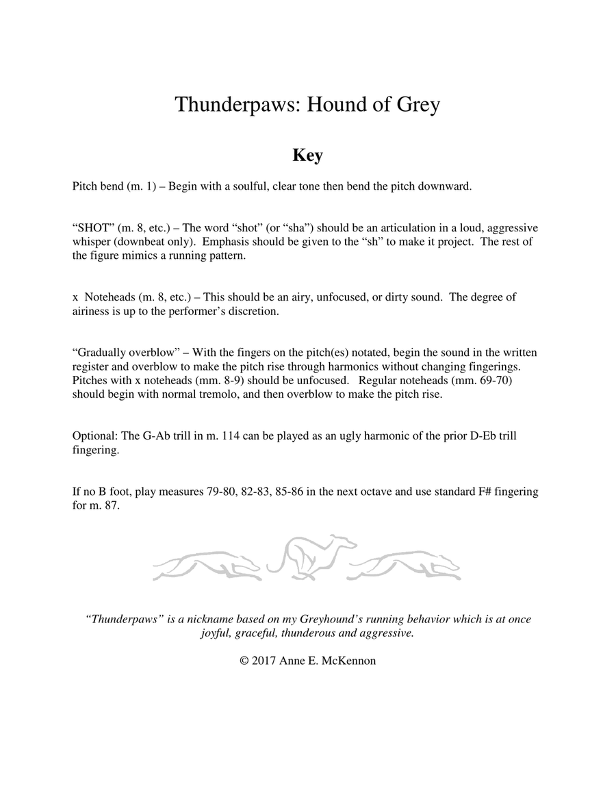 Thunderpaws Flute Solo scores gallery preview page 2