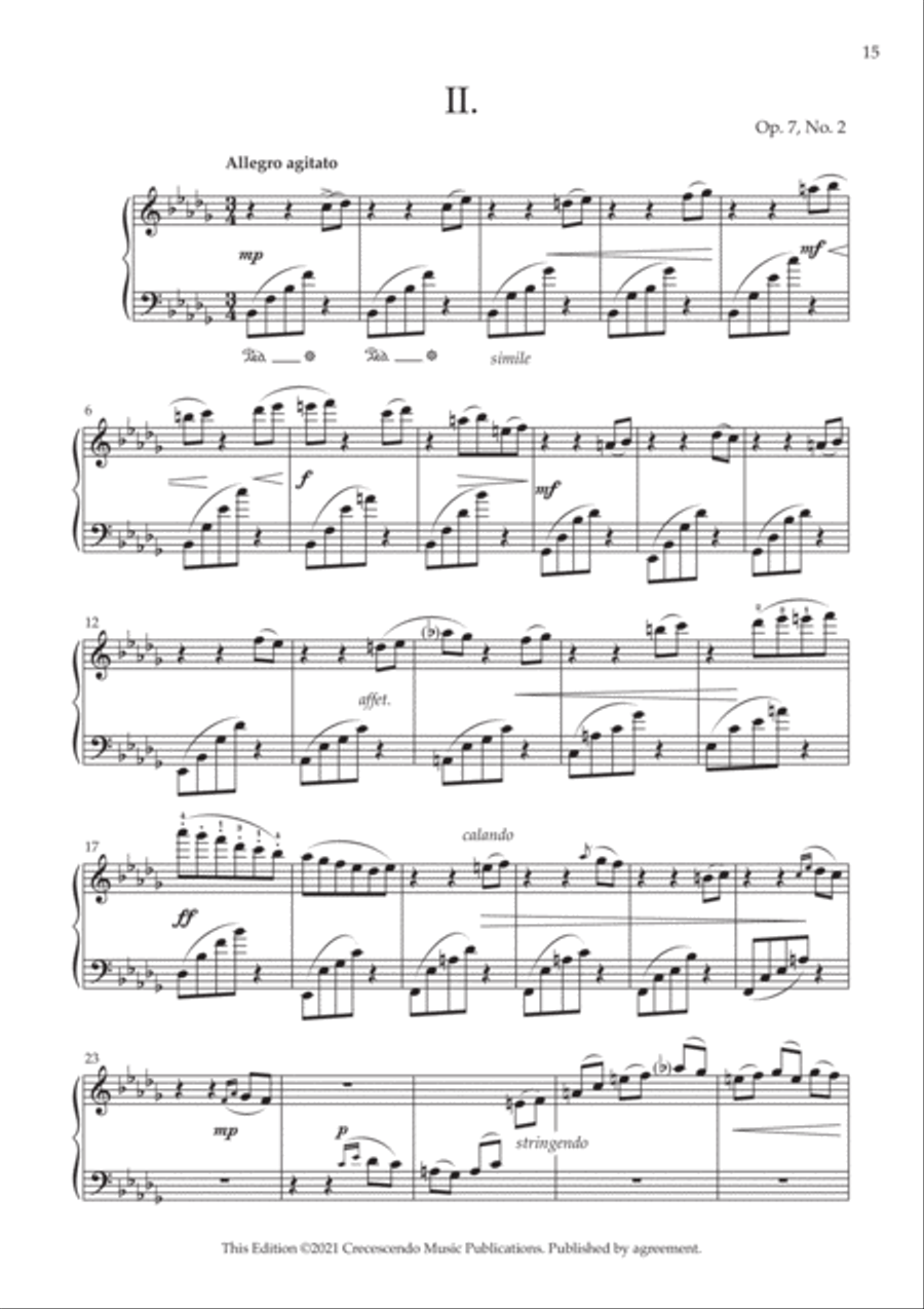 Three Concert Studies, Op. 7 Piano Method scores gallery preview page 5