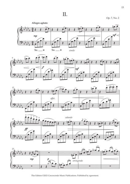 Three Concert Studies, Op. 7