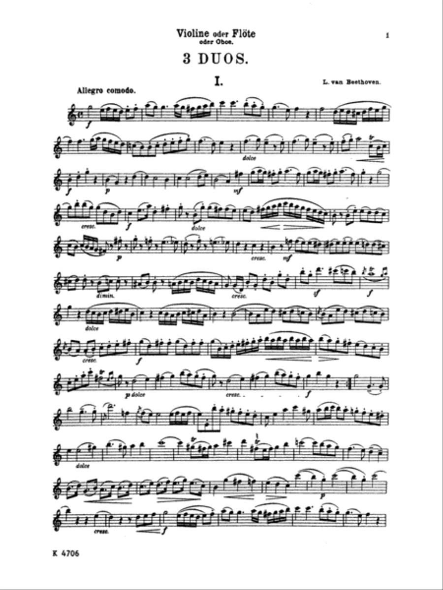 Three Duets Small Ensemble scores gallery preview page 2