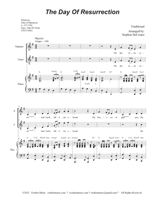 The Day Of Resurrection (2-part choir (Soprano and Tenor) - Piano accompaniment)