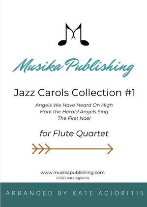 Book cover for Jazz Carols Collection for Flute Quartet - Set One
