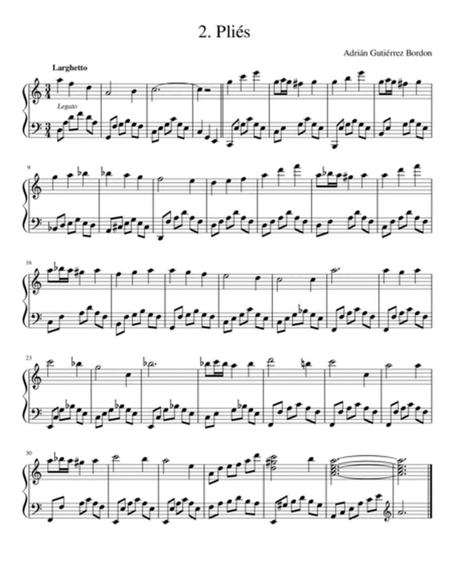 Piano + Ballet II ( Sheet Music For Ballet Class) image number null