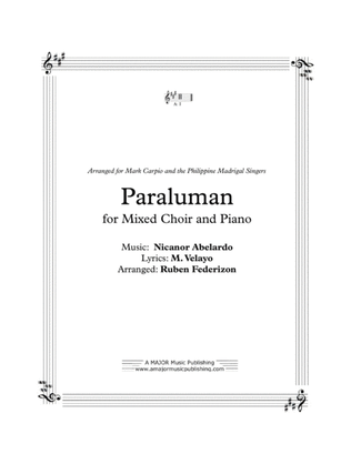 Paraluman. A Filipino song, for mixed choir and piano