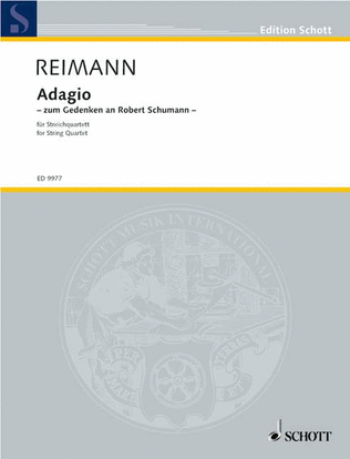 Book cover for Adagio in Remembrance of Robert Schumann