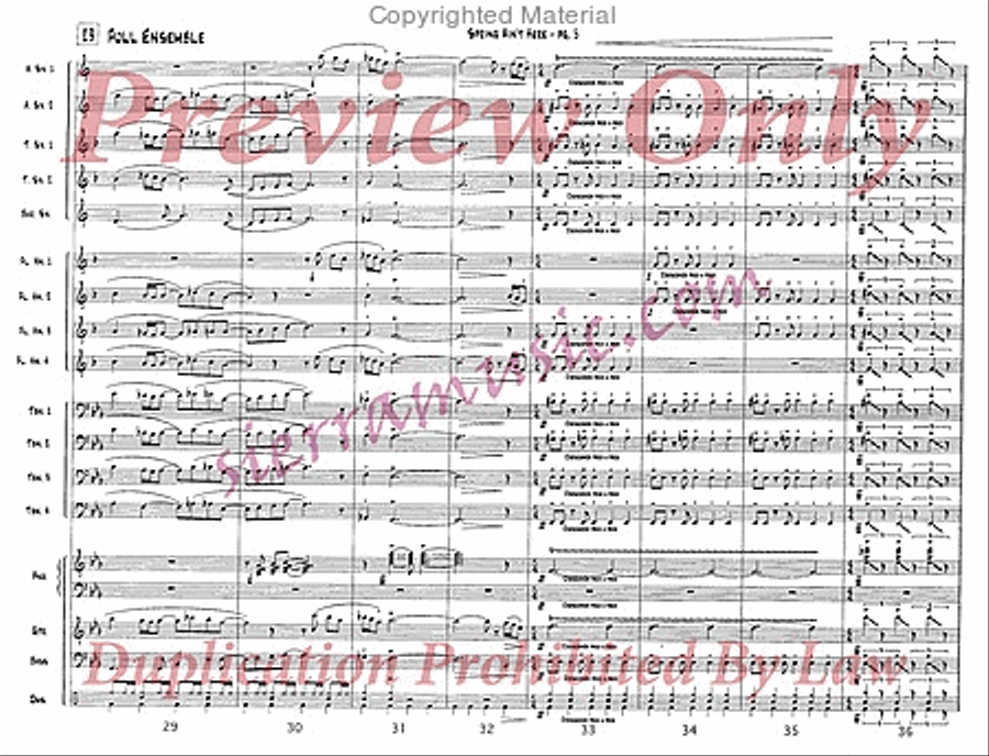 I Can't Stop Loving You Jazz Ensemble scores gallery preview page 6