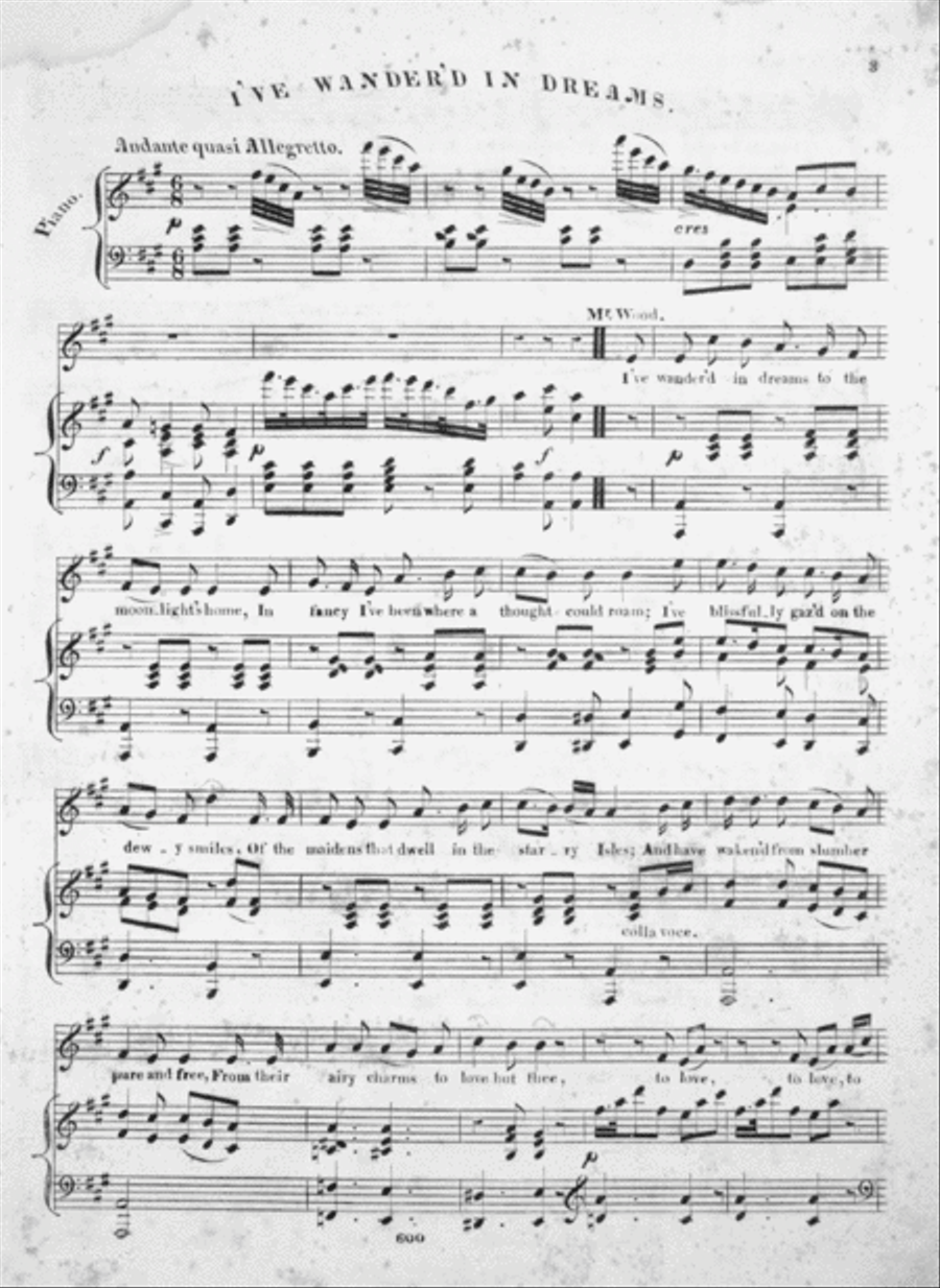 I've Wandered in Dreams. A Celebrated Duet Voice scores gallery preview page 2