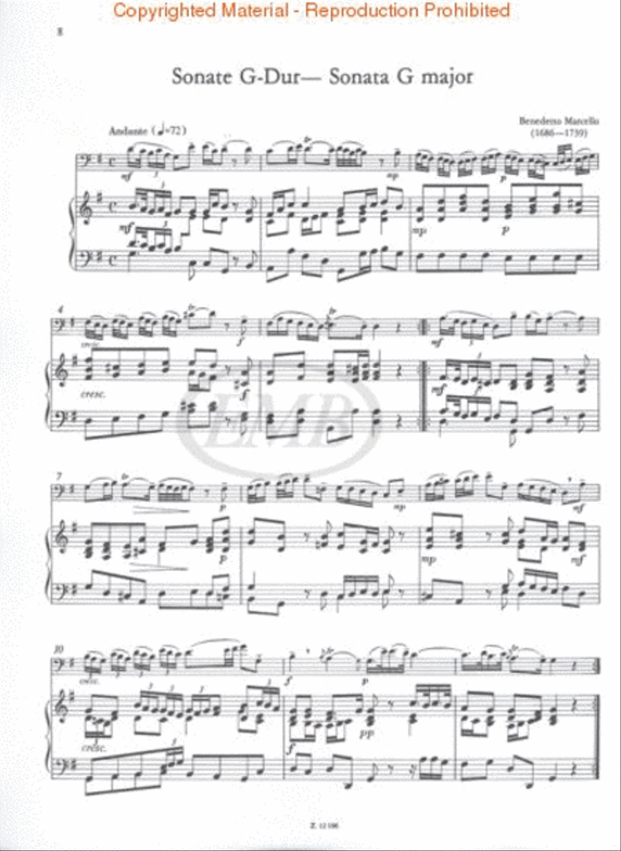 Baroque Sonatas - Volume 1 Bassoon Solo scores gallery preview page 2
