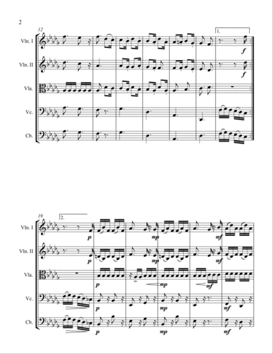 Unrest String Orchestra scores gallery preview page 2