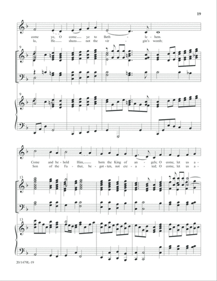 Christmas Carol Celebrations - Keyboard/Handbell Score 5-Octaves scores gallery preview page 20