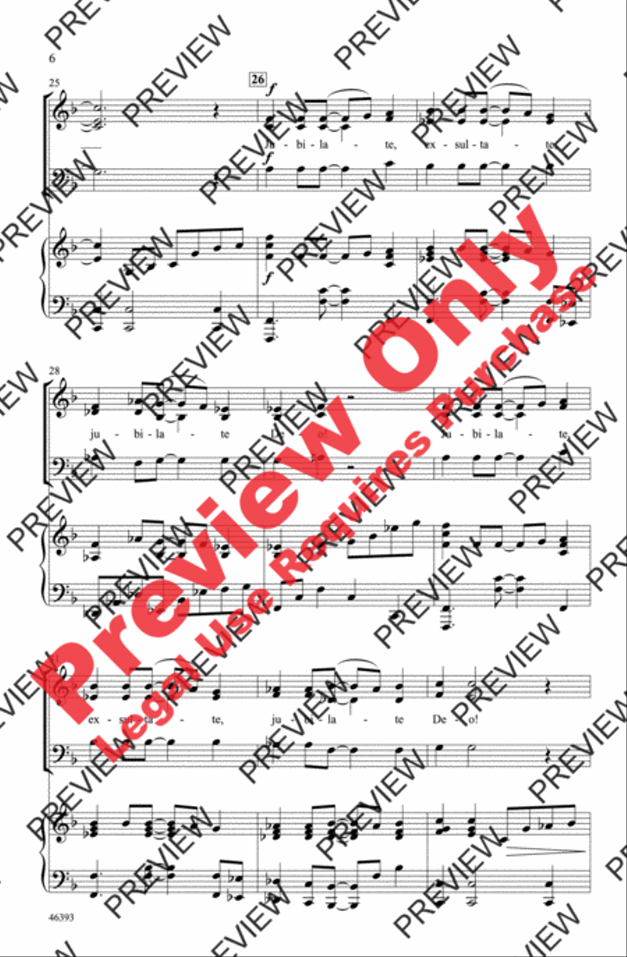 Jubilate, Exsultate! 3-Part scores gallery preview page 5