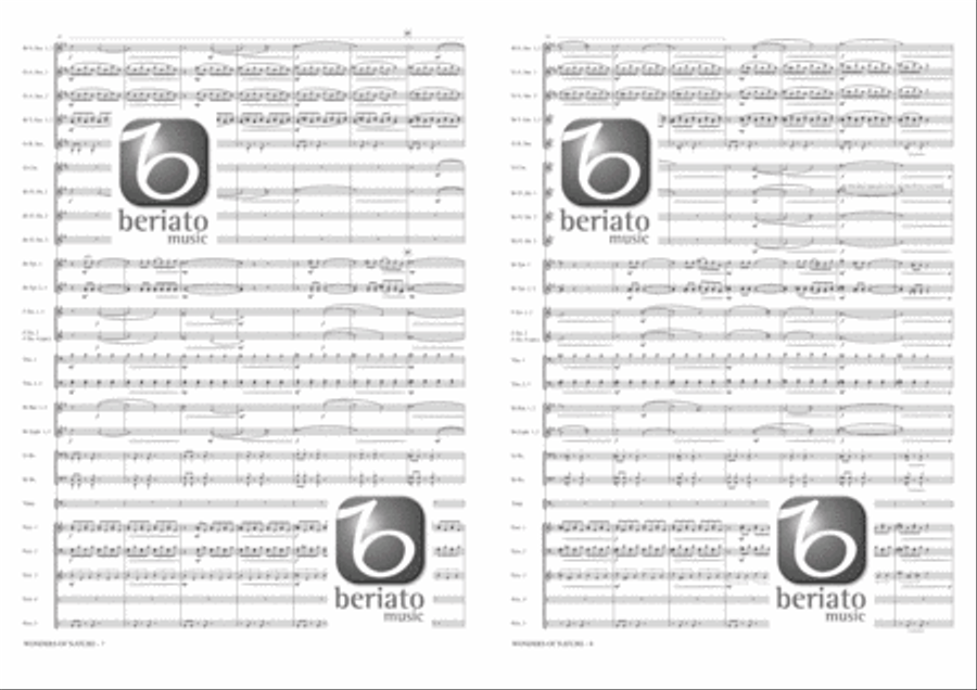 Wonders of Nature Fanfare Band scores gallery preview page 5