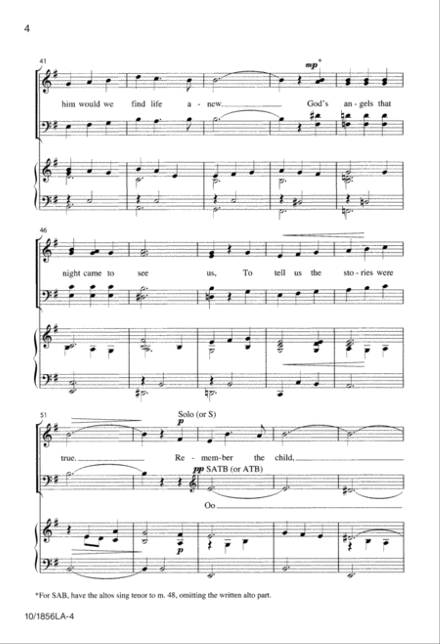 Remember the Child 4-Part scores gallery preview page 4