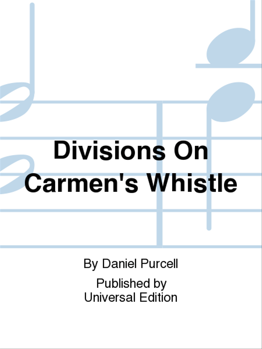 Divisions on Carmen's Whistle School and Community scores gallery preview page 1