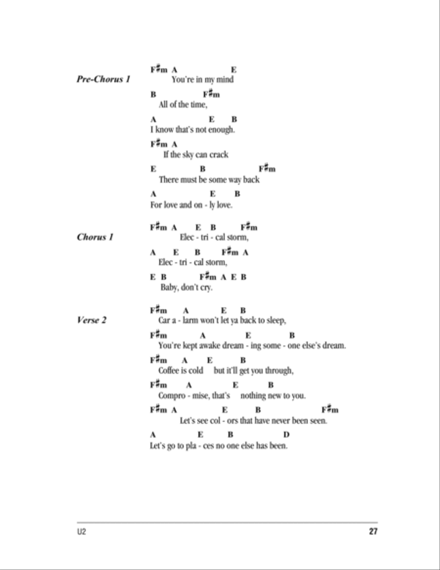Electrical Storm Electric Guitar scores gallery preview page 2