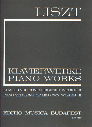 Klavierversionen 2 Eigener Werk