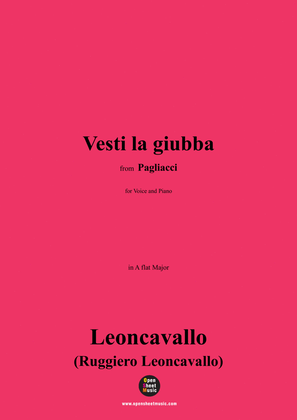 Leoncavallo-Vesti la giubba,in A flat Major