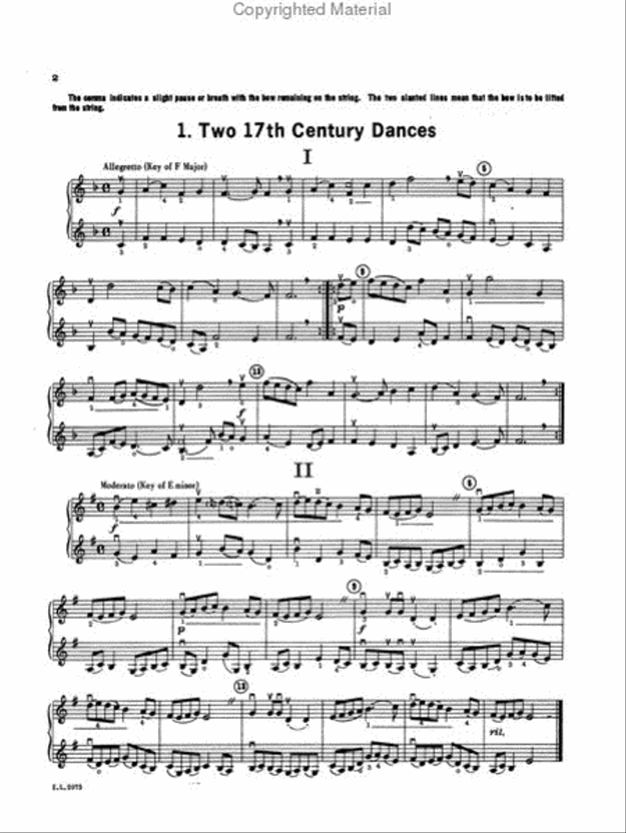 Duets for Strings, Book 3 Chamber Orchestra scores gallery preview page 2