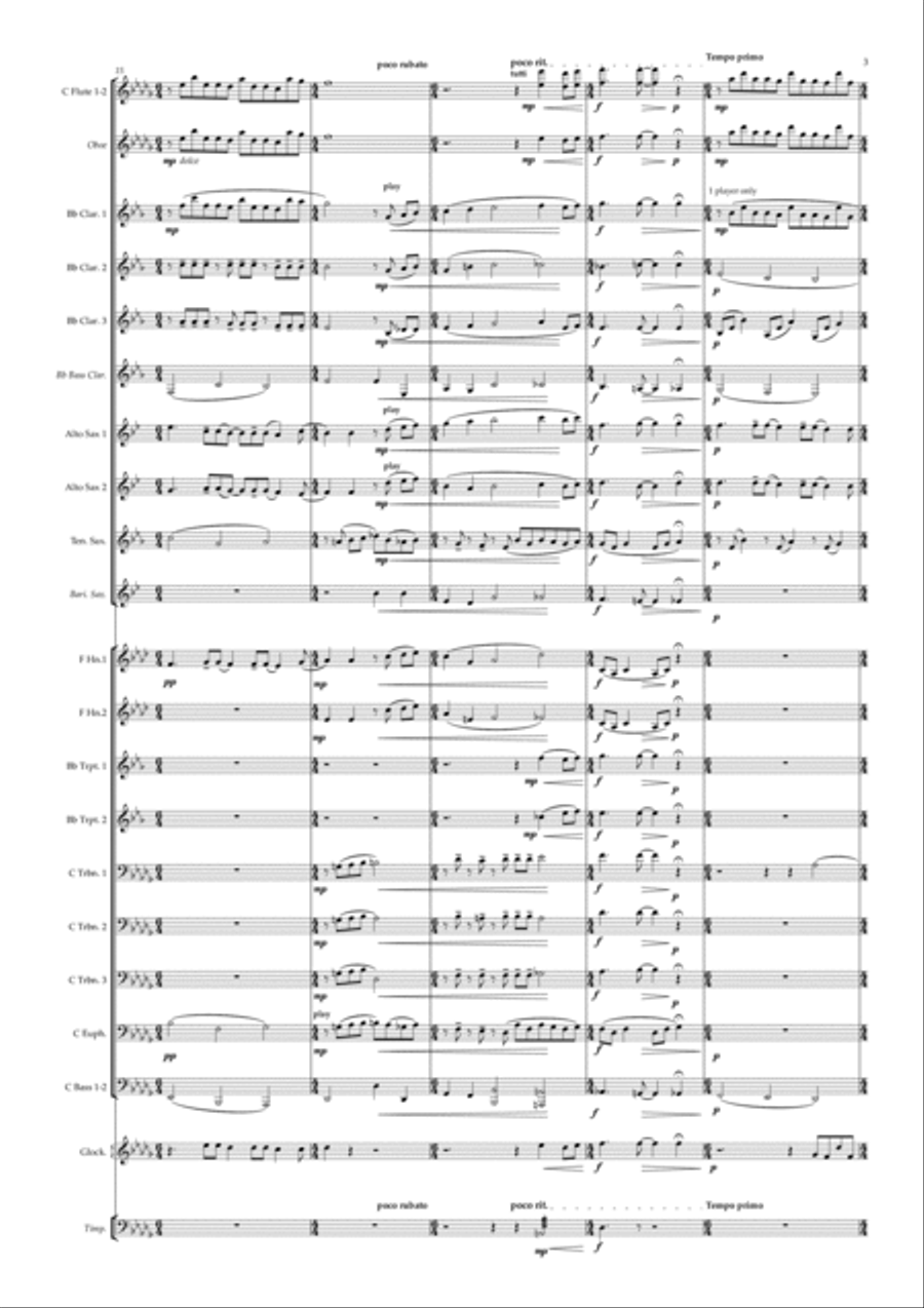 Malena Concert Band scores gallery preview page 3