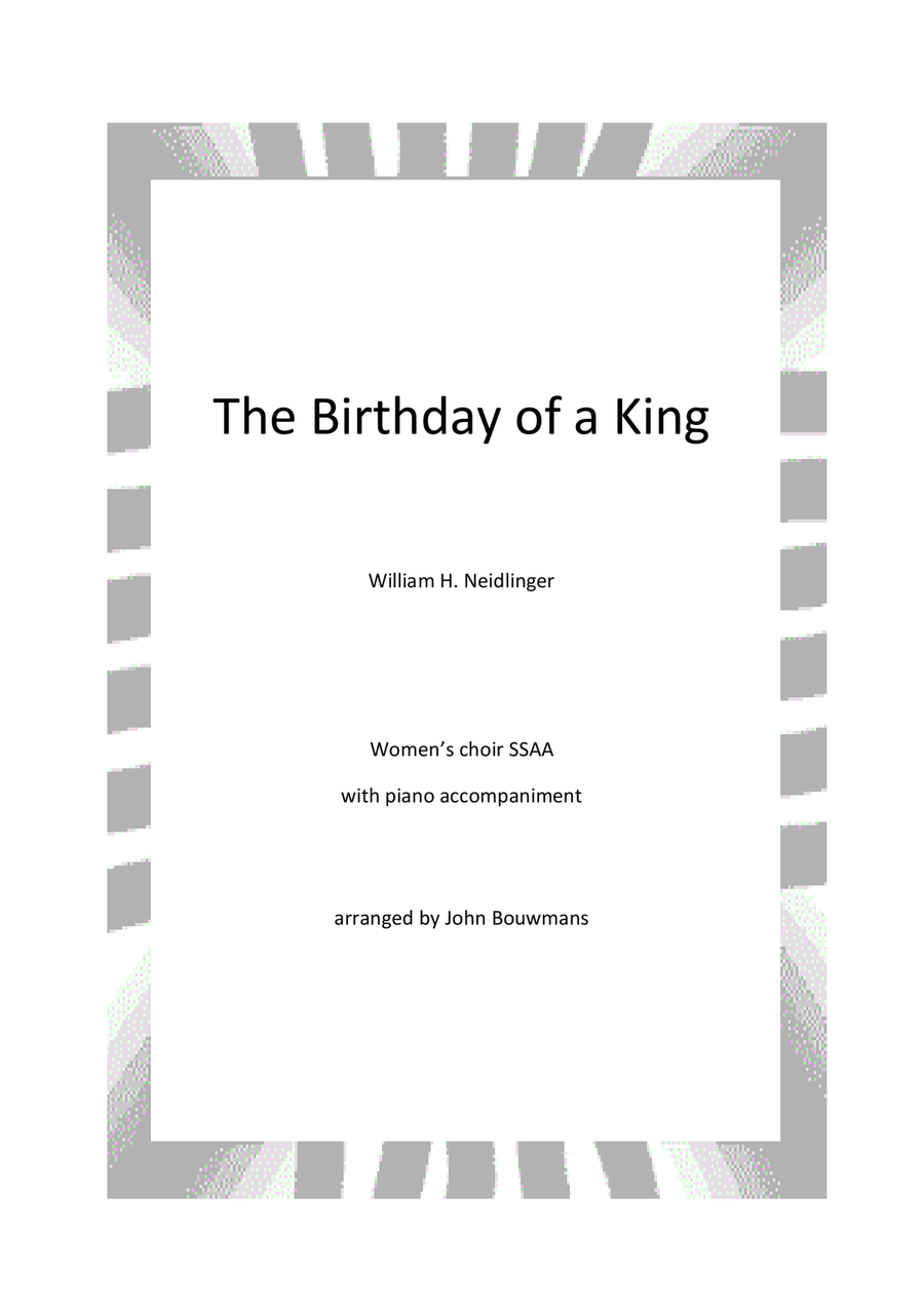 The Birthday of a King SSAA scores gallery preview page 1