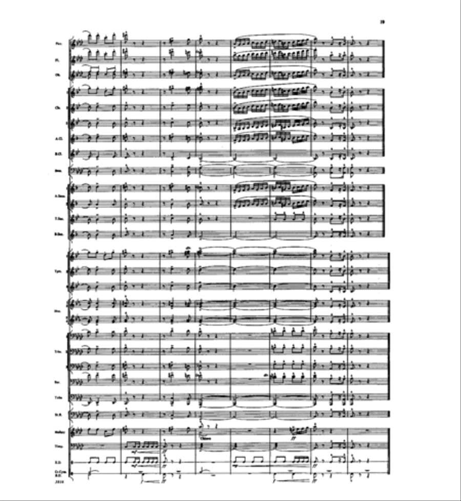 Proud Spirit Concert Band scores gallery preview page 18