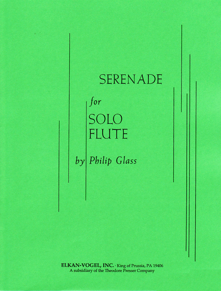 Serenade For Solo Flute