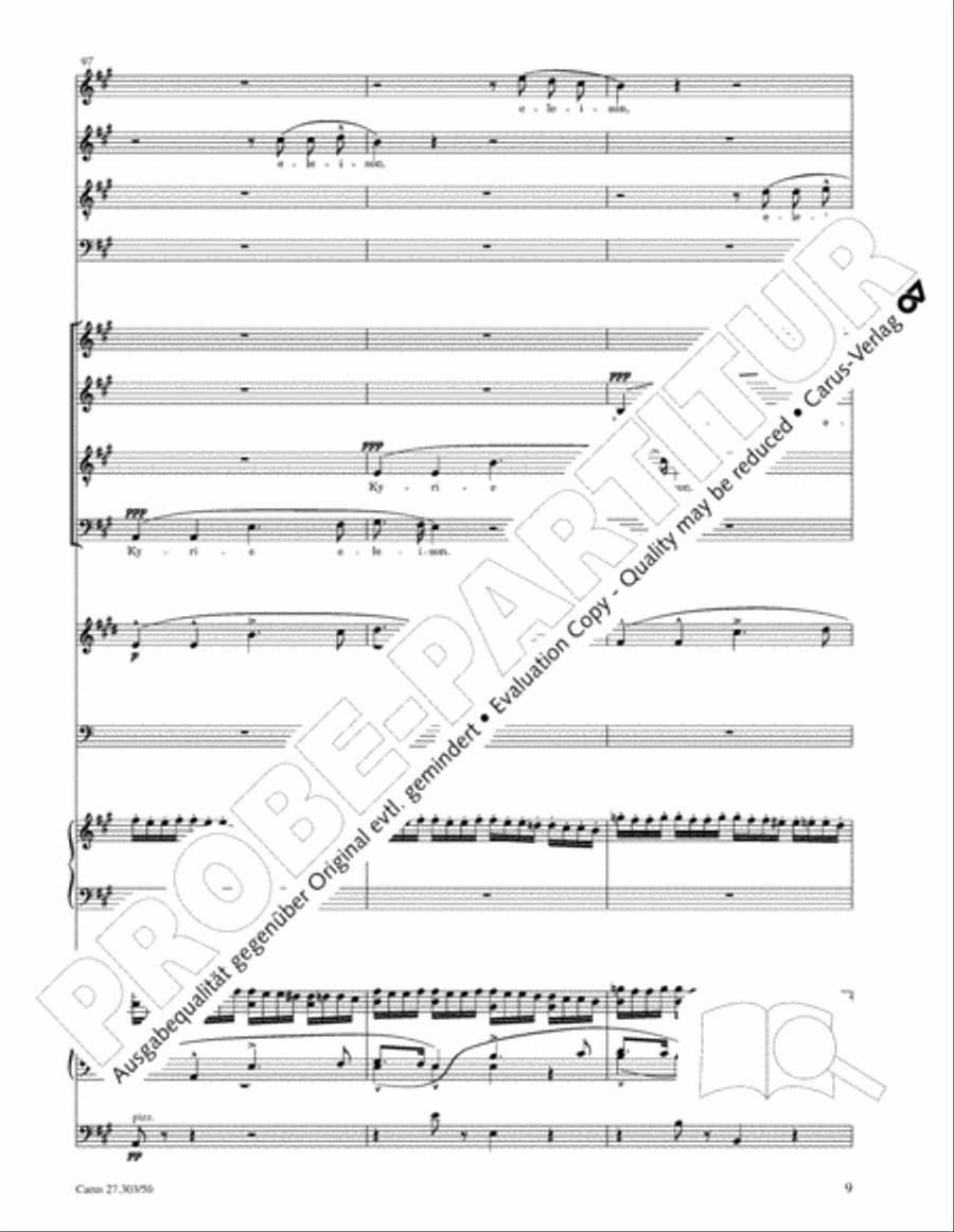 Messa da Requiem 4-Part scores gallery preview page 14