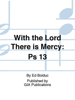 Book cover for With the Lord There is Mercy
