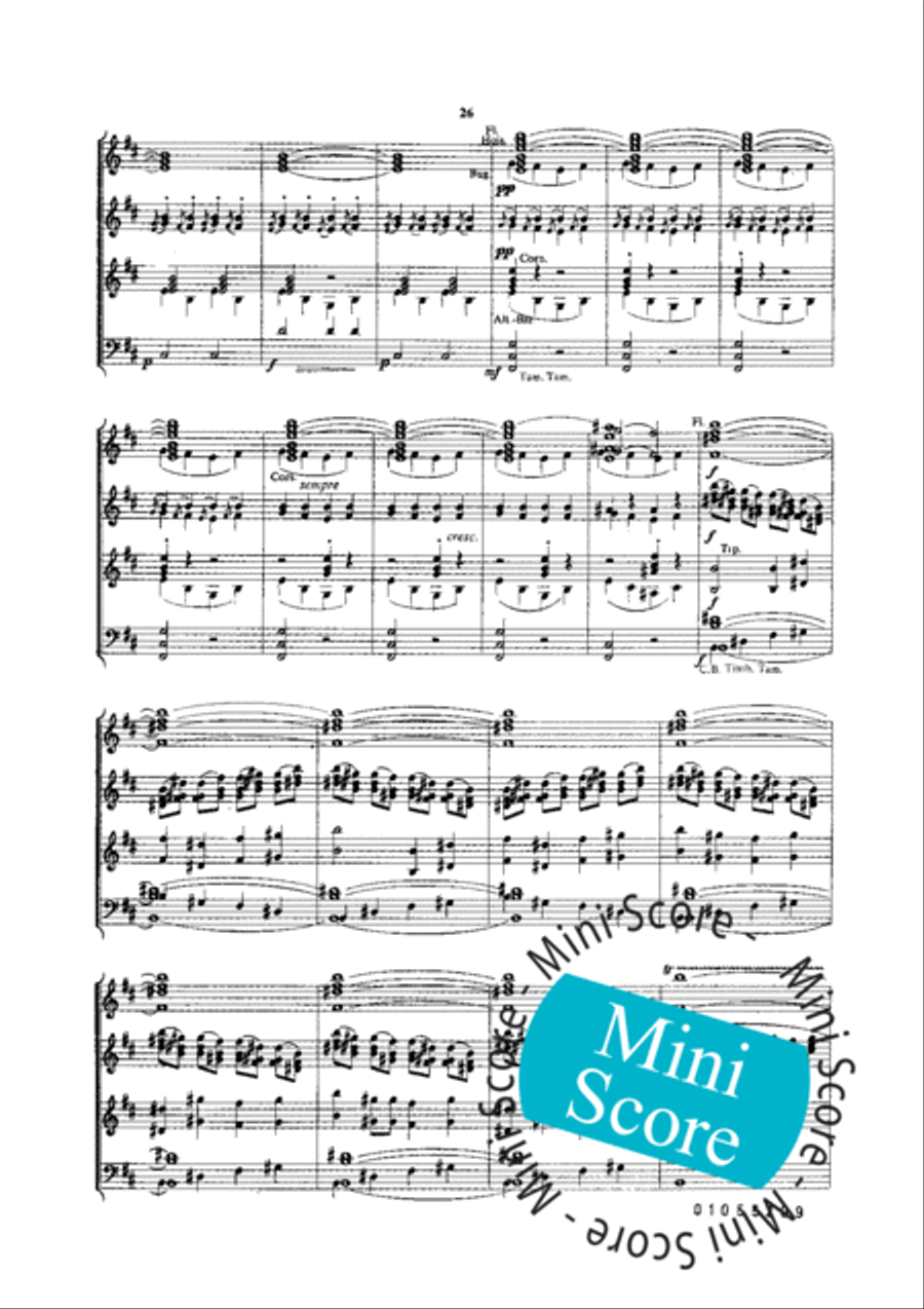 La Grande Paque Russe Concert Band scores gallery preview page 28