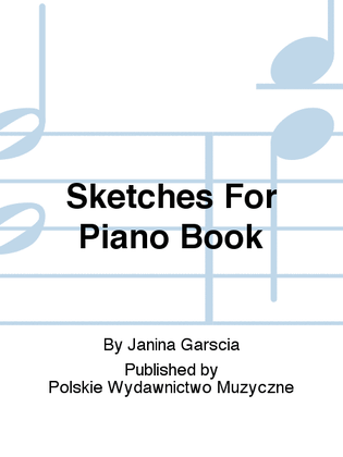 Sketches For Piano Book