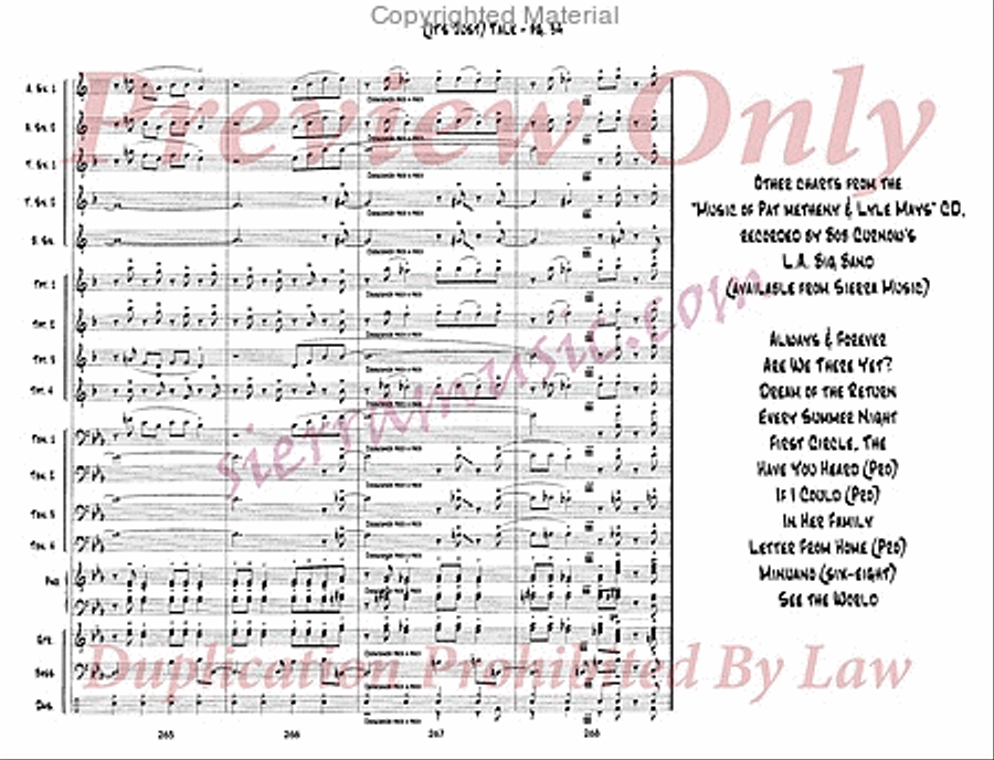 It's Just Talk Big Band scores gallery preview page 35