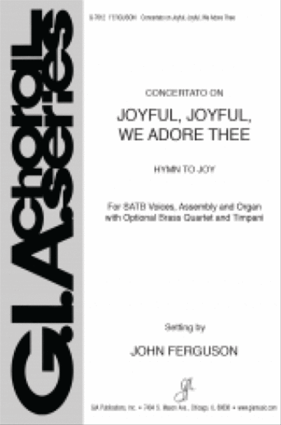 Joyful, Joyful, We Adore Thee - Full Score and Parts Trombone scores gallery preview page 1