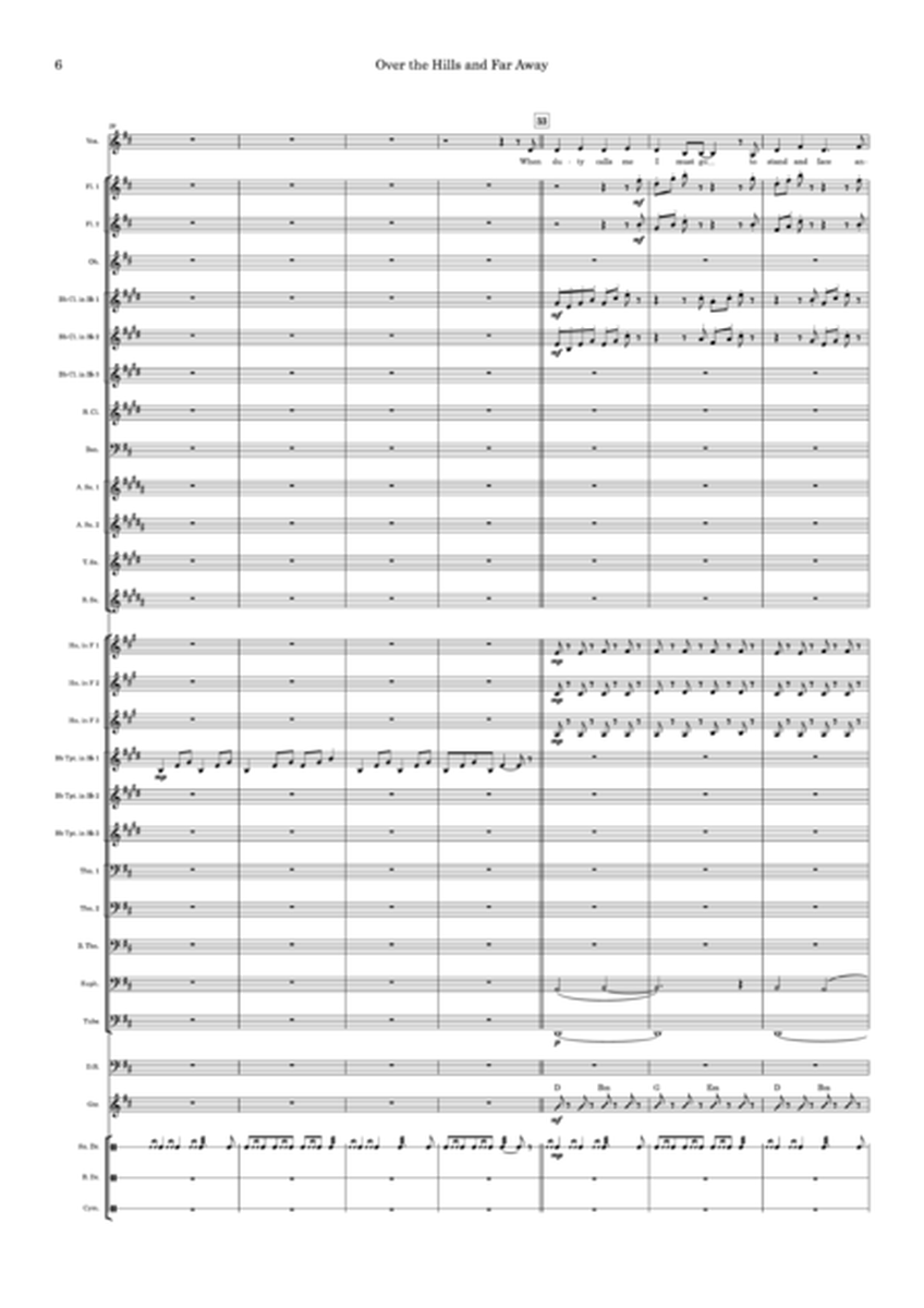 Over the Hills and Far Away - Wind Band & Female Vx/Score image number null