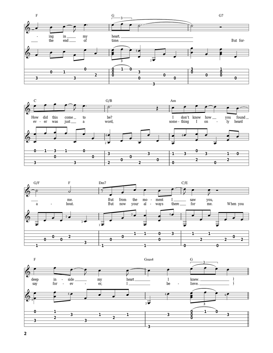 Destiny Acoustic Guitar scores gallery preview page 2