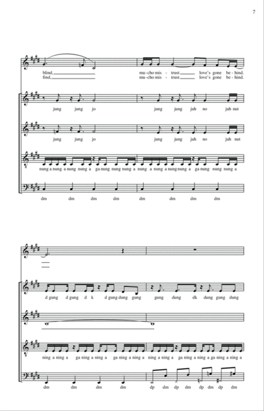 Heart Of Glass 4-Part scores gallery preview page 6
