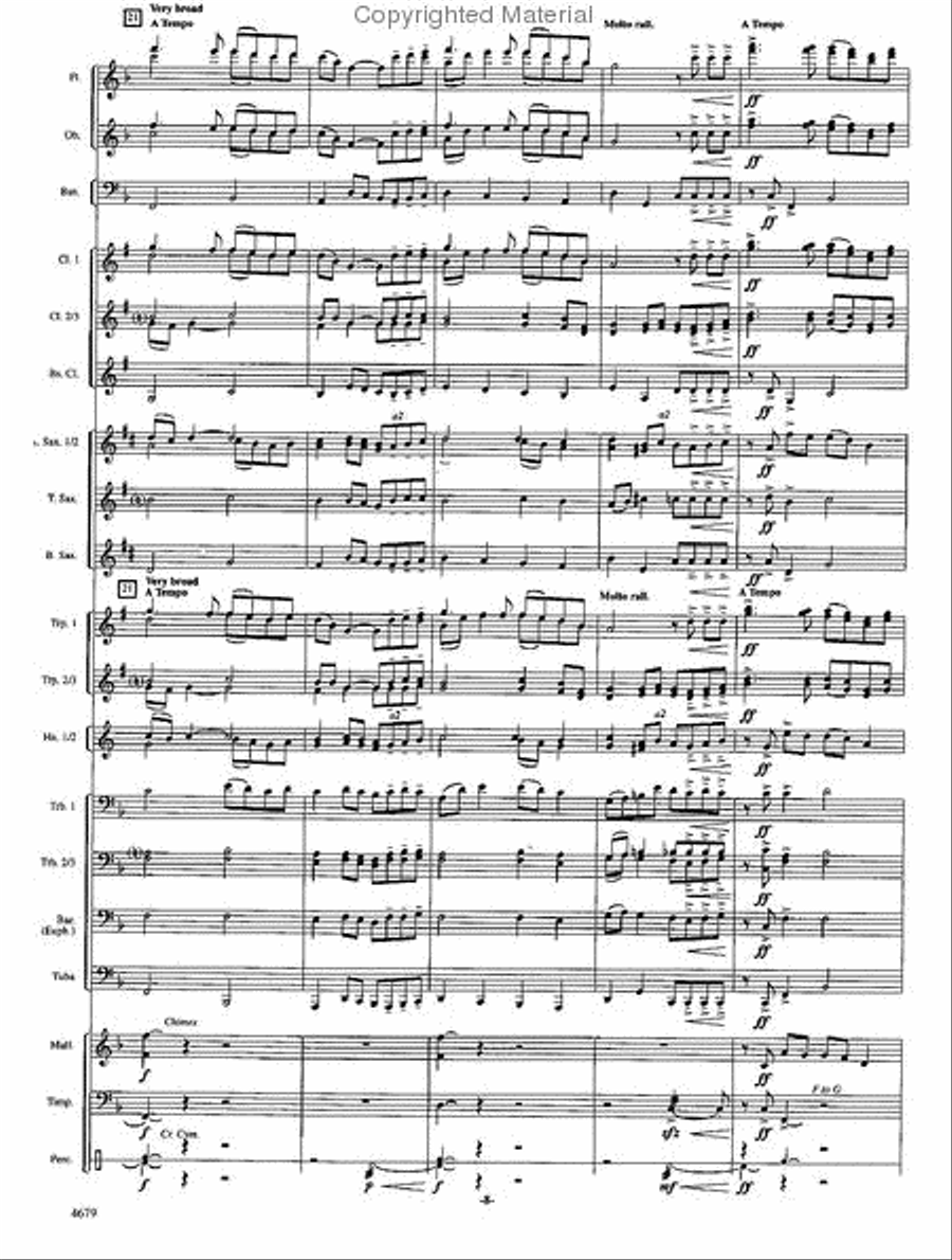 The Legend of Danny Boy Concert Band scores gallery preview page 6
