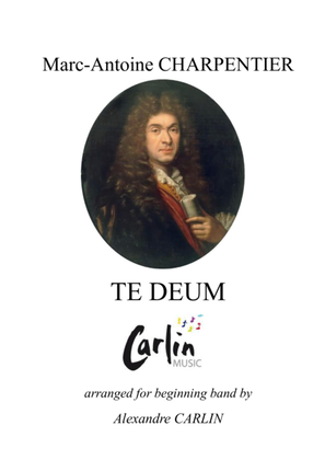 Book cover for Te Deum by Charpentier for beginning band - Score & Parts
