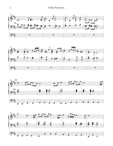 Trinity Procession (Nicaea) organ work, by Phil Lehenbauer Organ Solo - Digital Sheet Music