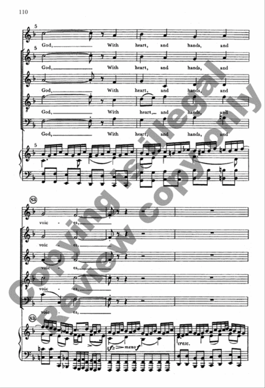 A Psalm Of Thanksgiving A Psalm Of Thanksgiving 4-Part scores gallery preview page 57